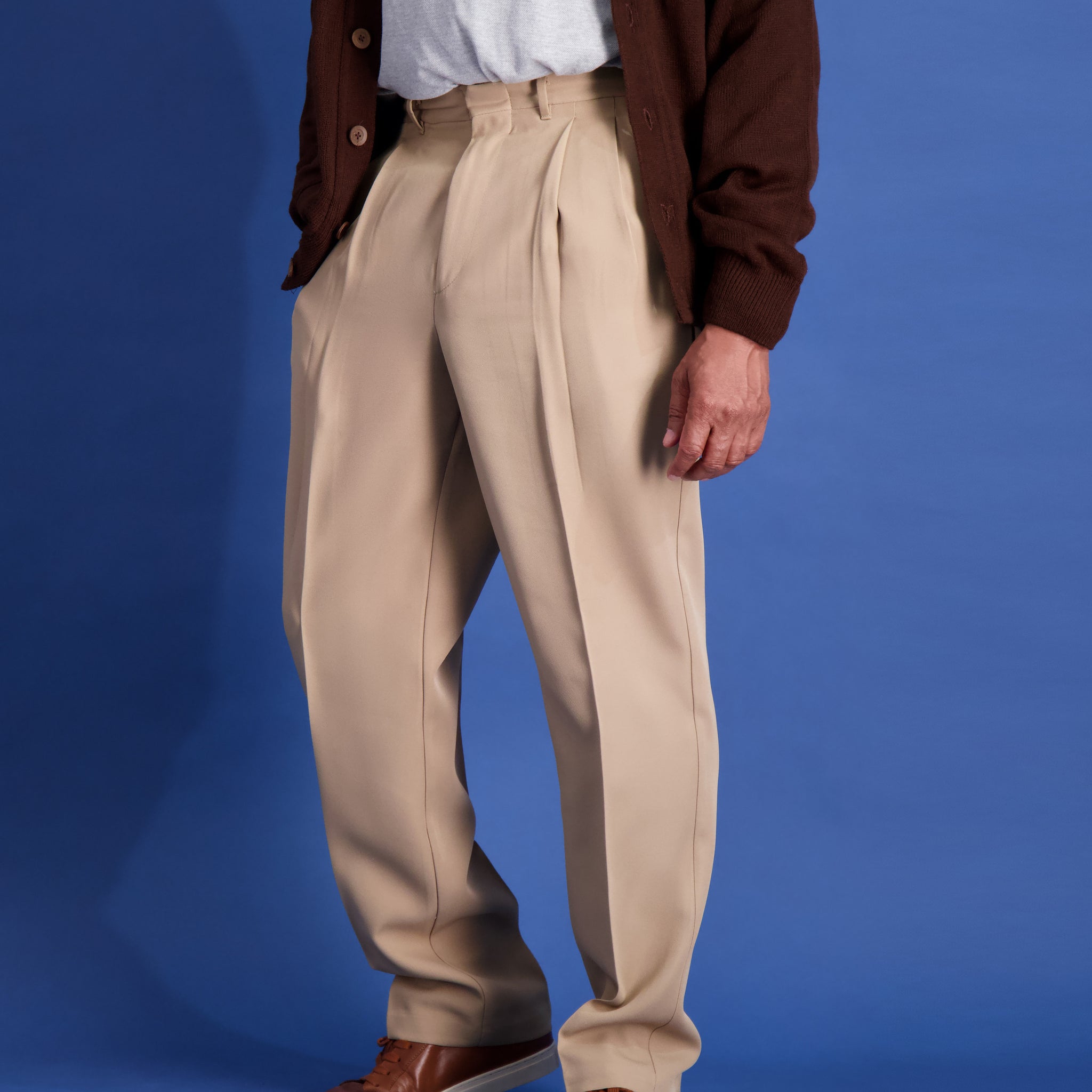 Polyester Knit Dress Pants